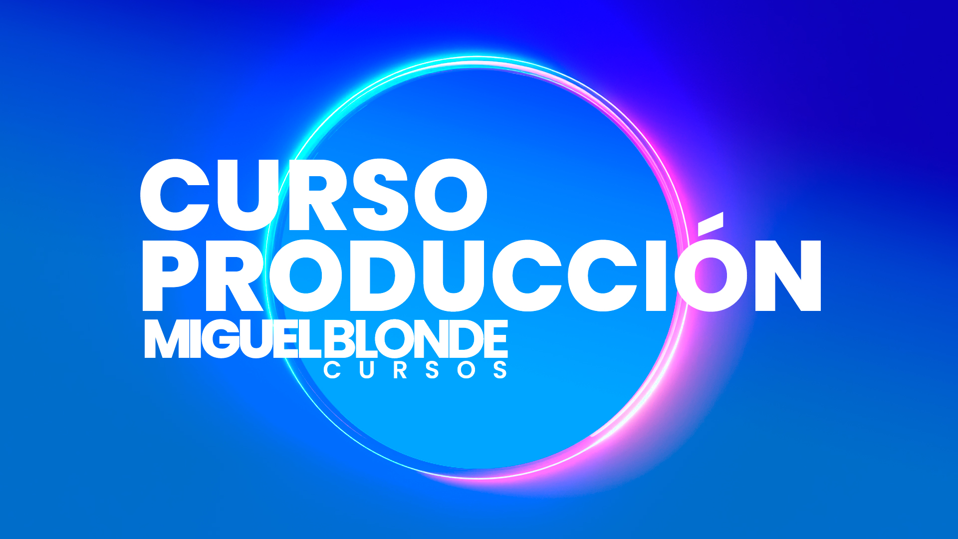 [SUSCRIPCIÓN] – Curso de Producción Musical